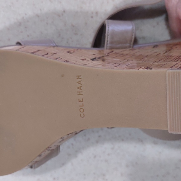 Cole Haan Grand Os Cork Wedge Sandals Size 9 Medium EUC - Picture 14 of 16